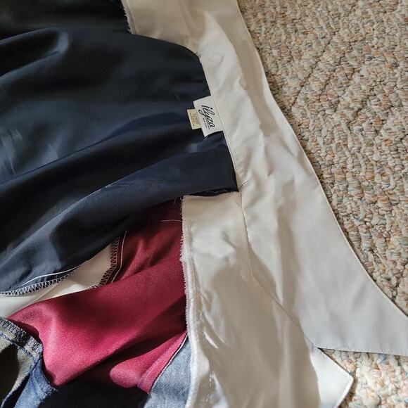 Vintage Ilyza Faux Suede Patchwork Blouse Sz L - Picture 8 of 9